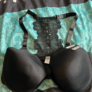 Angelina 42DD Front Open Lace Back Bra